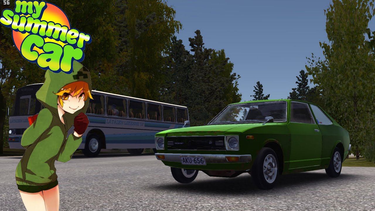 My Summer Car Mods#1 ЗЕЛЕНАЯ БАНДИТКА! (Drivable Ricochet)