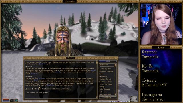 Teldryn Becomes A Therapist I Guess | Let's Play: Morrowind | Bloodmoon (S3) Ep 14