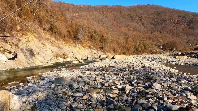 река Псезуапсе. аул.Тхагабш. декабрь 2020г.?ЛАЗАРЕВСКОЕ СЕГОДНЯ ?СОЧИ.