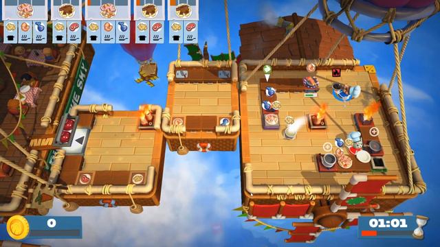 Overcooked 2 | Parte 1 | En Español | Con Themis24 | Zonas 1 Y 2