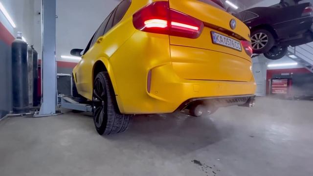 Выхлоп на BMW X5 F15