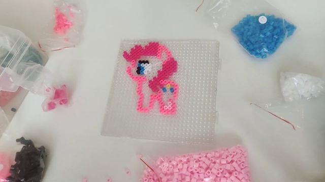 My Little Pony Pinkie Pie из термомозаики