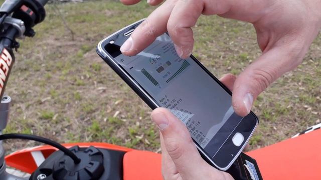 Acerto Da CRF250F Pelo CELULAR????