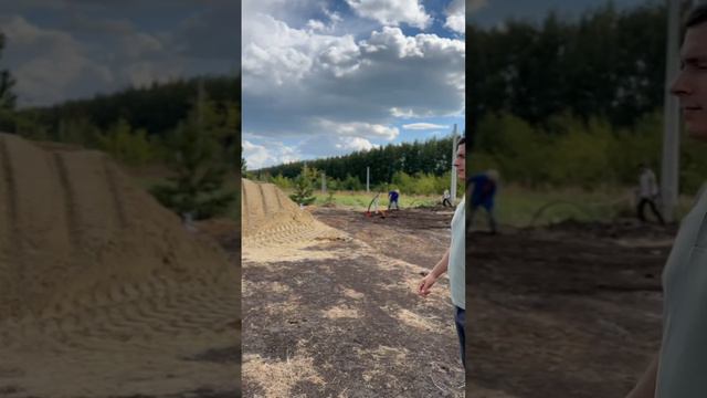 Готовим пятно застройки для будущего строительства дома