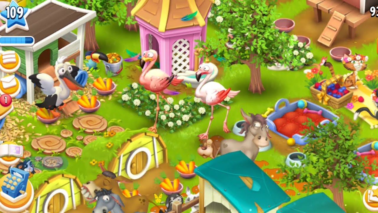 Hay Day #42/109lvl✨//Фламинго залетел на ферму //Скачки, долина//Улучшения на ферме и в городе