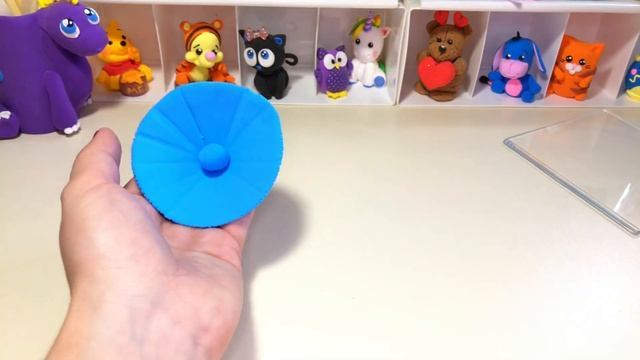 Забавные идеи для лепки. Зонтик для куклы #lol #plastic #diy #поделки #new #куклы #зонтик #лепка