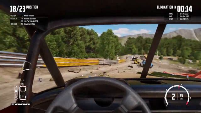 WRECKFEST [PS4] New Tracks: Hellride & Vale Falls Circuit | PUBLIC MATCH