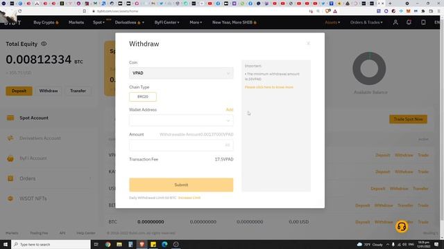 Vlaunch - How To Withdraw $VPAD From Bybit To Metamask For Vlaunch Staking? Google Authenticator Fi