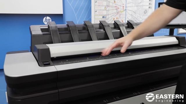 HP DesignJet How To Remove A Paper Jam