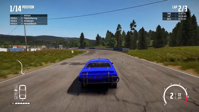 WRECKFEST ONLINE RACE AT FIRE ROCK RACEWAY #1 - XBOX ONE