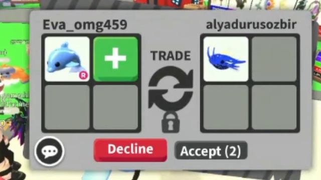 Трейды на дельфина в адопт ми?!! 😯😯😯 Шок!!! что дают на дельфина💅 Adopt Me 💋