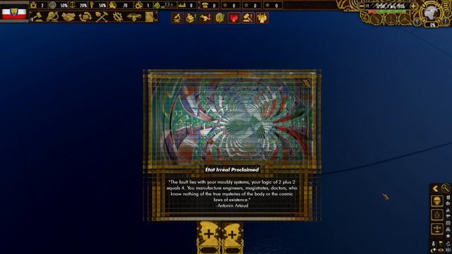 HOI4 Red Flood Super-event: Proclamation of the Etat IrrealArtaud abolishes France