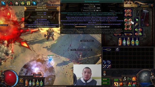 Budget Build Guide: Double Damage Stun Berserker [PoE 3.7]