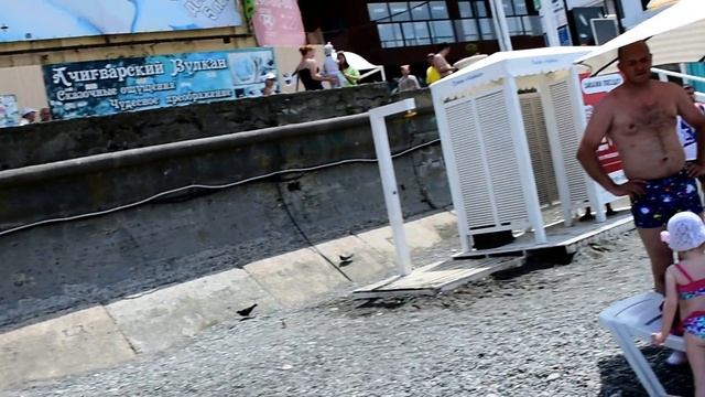 Адлер. Пляж 