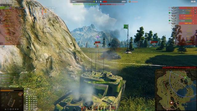 БРАТ JOVE НАКАЗАН! И ЛУЧШИЙ БОЙ В ИСТОРИИ НА AT 15 В WORLD OA TANKS