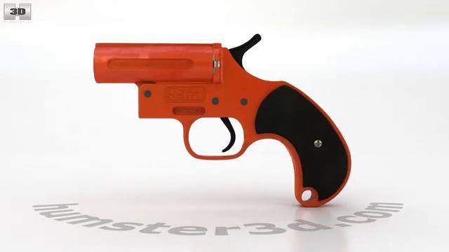 Olin Flare Gun 3D Model By Humster3D.com