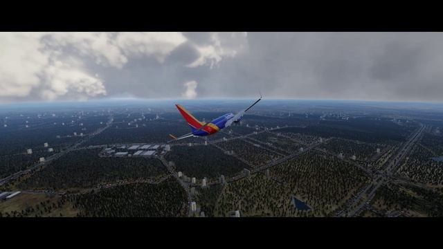 Boeing 737 полет в плохую погоду