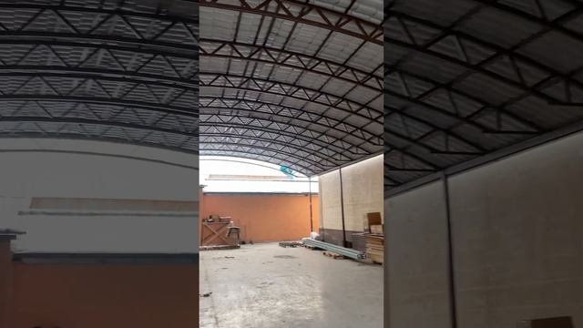 Навес арочного типа. Размер 21*11