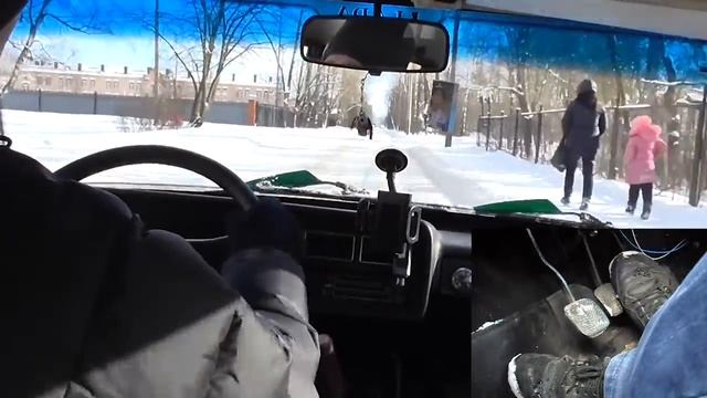 Неожиданно выпало много снега, решил прокатиться