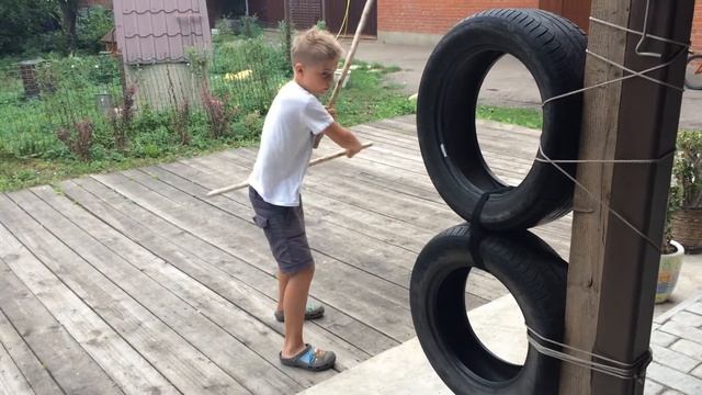 Боевые искусства. Красногорск. Работа с палками. Тренировка