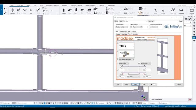 Tekla Structures - BPA Handrail Highlights