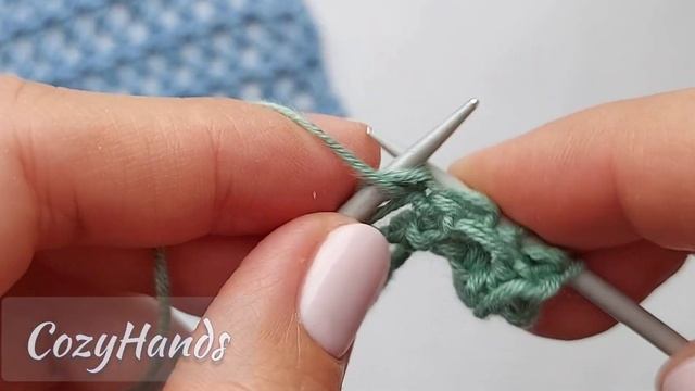 Сетка спицами с горизонтальными линиями для вязания палантинов, джемперов