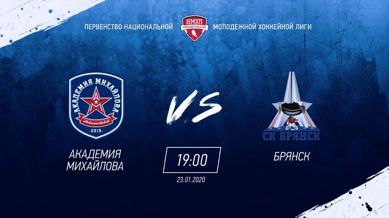 АКМ (Новомосковск) Vs ХК Брянск (Брянск) 23 01 2020 / НМХЛ сезон 19-20