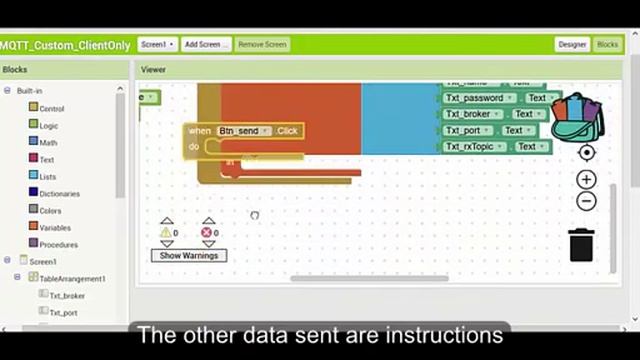 MQTT Client With App Inventor