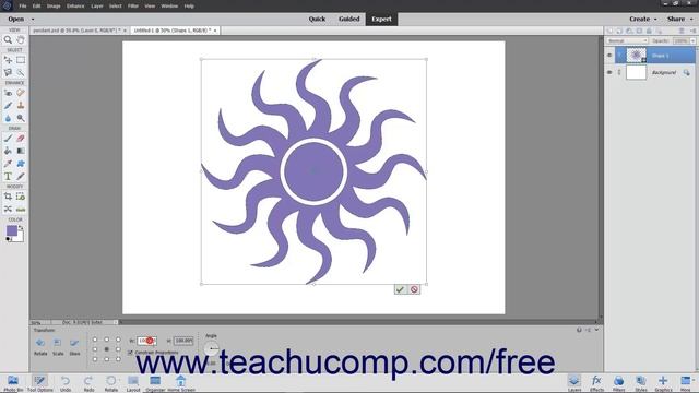 Learn How To Use The Free Transform Command In Adobe Photoshop Elements 2022: A Training Tutorial