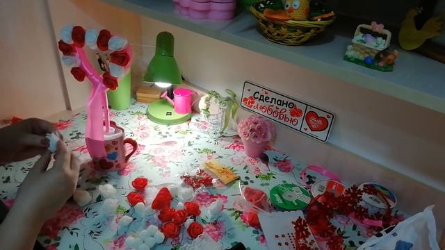 Топиарий Сердце ? на праздник 14 февраля! #ручнаяработа #деньвлюбленных#поделкасердце#деревоизроз