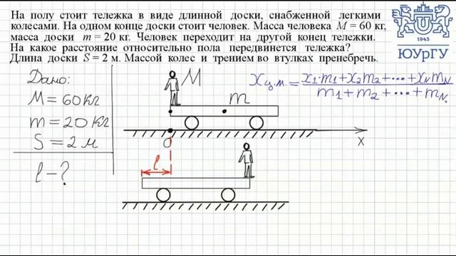 Центр масс (2.37)