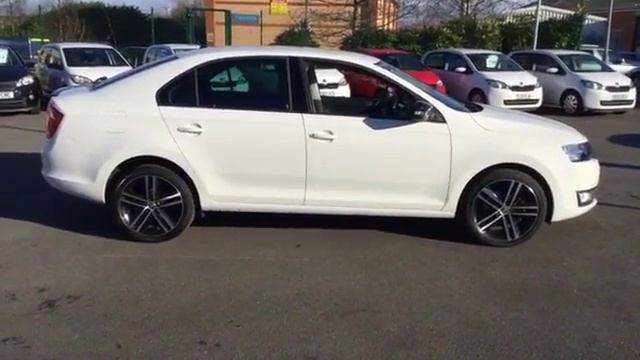 YL15YBK SKODA RAPID SPORT TSI 5 DOOR HATCHBACK WHITE PETROL 2015