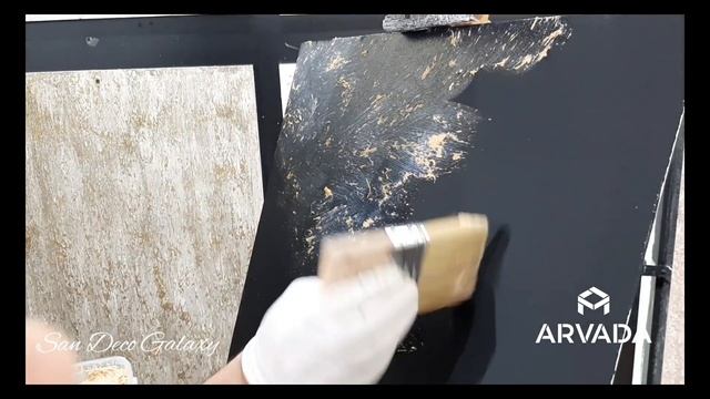 San Deco Galaxy Decorative Paint Application