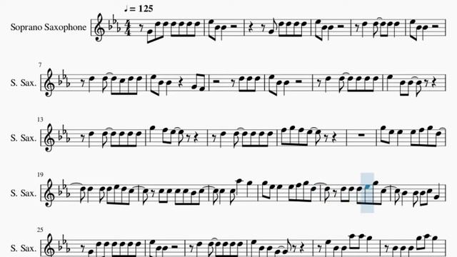 Soprano Sax Sheet Music: How To Play Car Crash By EaJ