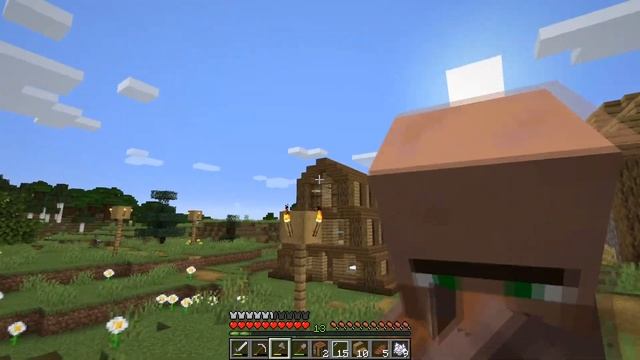 Выживание в Майнкрафт (1.16) #2 - Дом, деревня и алмазы | ВАНИЛЬНОЕ ВЫЖИВАНИЕ В MINECRAFT