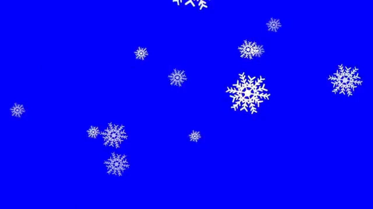 Футаж снежинки падает снег #001 Footage Snow Flakes Falling