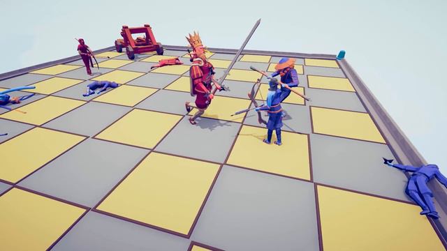 MEDIEVAL FACTION Vs DYNASTY FACTION - Chess Board ♟️ | Totally Accurate Battle Simulator TABS