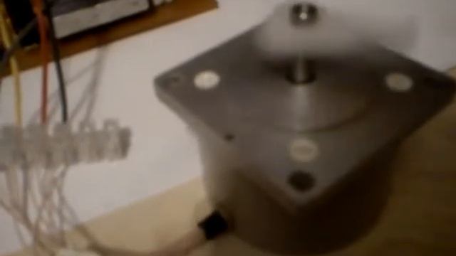 CNC контроллер и ДШИ-200-1-1 скорость 16 об\сек