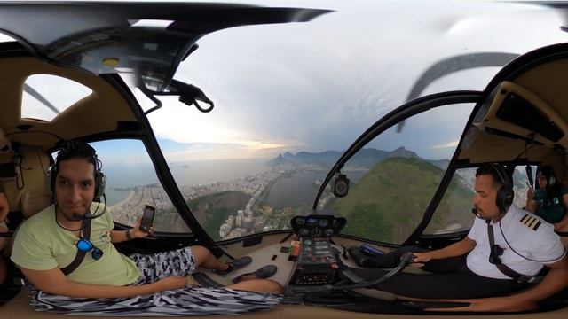 Wagner & Diana - Vuelo En Helicóptero - Rio De Janeiro - Brasil - 2023 - VR 360 VIDEO