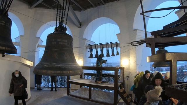 Рождественский перезвон Нижний Новгород колокольня в Кремле