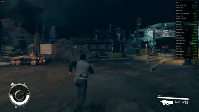 Starfield: AMD Fluid Motion Frames (AFMF) On RX6700 10GB (Akila City)