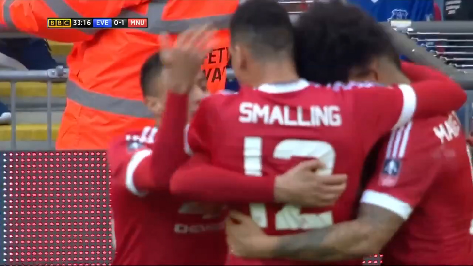 Кубок Англии / 1/2 финала / Эвертон - Манчестер Юнайтед [HD 720p]