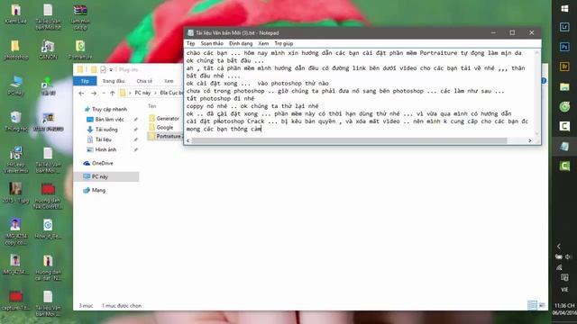 Hướng Dẫn Cài đặt Pludgin , Tự Động  Làm Mịn Da Portraiture , Rất Dễ