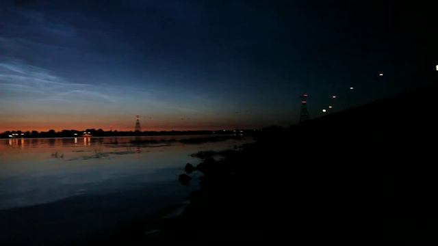 Серебристые облака-noctilucent Clouds
