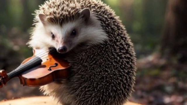 Сказка детям ЁЖИКИНА СКРИПКА