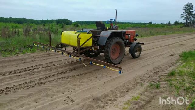 Самодельный апырскиватель для трактора т-25