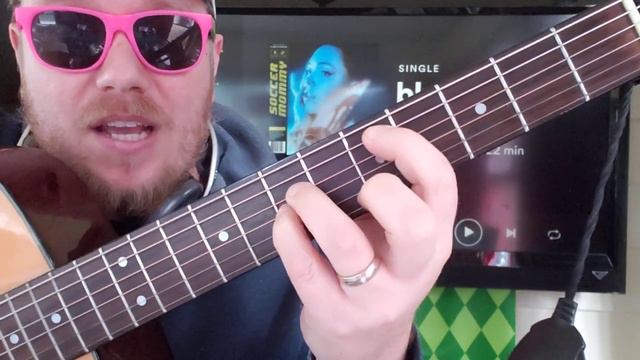 How To Play bloodstream Soccer Mommy // guitar lesson beginner tutorial easy chords