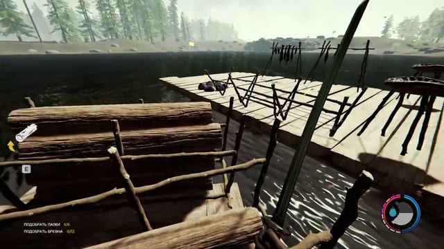 обустраиваем морскую базу в The Forest!#5(продолжение, прошлое видео прервалось)