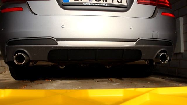 BMW F10 535i LCI with M Performance Exhaust