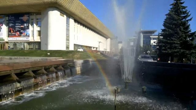 Фонтан в Уфе 4К
